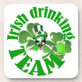 irisches Trinkteam Untersetzer (Vorderseite)