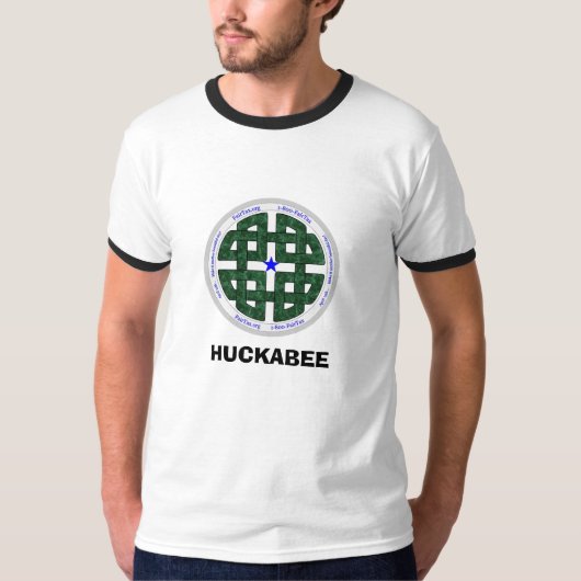 Irisches Unendlichkeits-Symbol FairTax, HUCKABEE T-Shirt (Vorderseite)