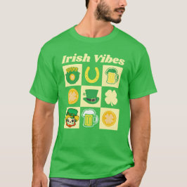 Irisches Vibes-Party-T-Shirt T-Shirt