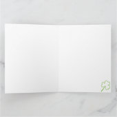 Irisches viel Glück Karte (Innenseite)