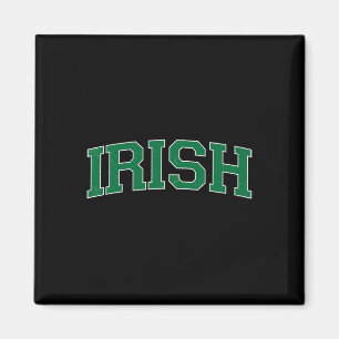 Irisches Vintage St. Patrick's Day T-Shirt Grün Re Magnet