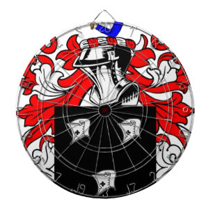 (Irisches) Wappen Kennedys Dartscheibe