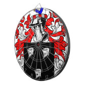 (Irisches) Wappen Kennedys Dartscheibe (Vorderseite rechts)