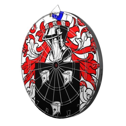 (Irisches) Wappen Kennedys Dartscheibe (Vorderseite rechts)