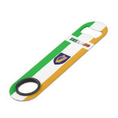 irisches Wappen Speed Flaschenöffner (Rückseite Schrägansicht)