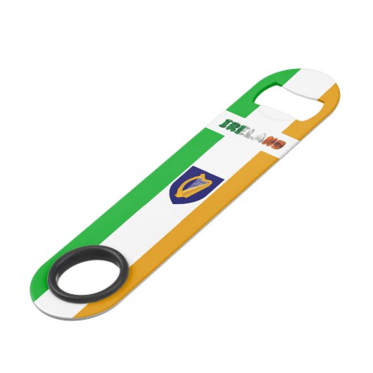 irisches Wappen Speed Flaschenöffner (Rückseite Schrägansicht)