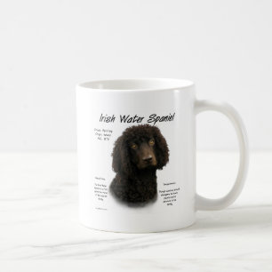 Irisches Wasserspaniel-Geschichtsentwurf Kaffeetasse