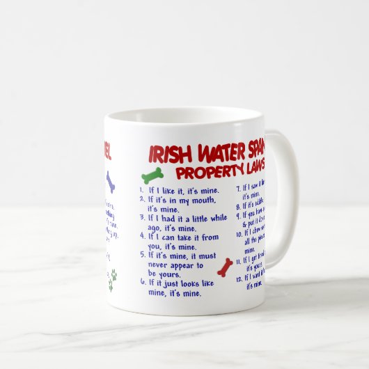 IRISCHES WASSERSPANIEL PL2 KAFFEETASSE (VorderseiteRechts)