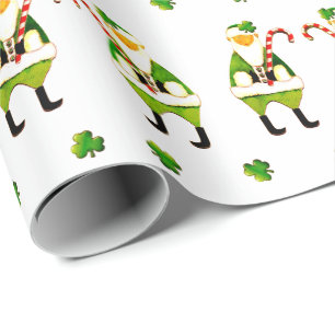 Irisches Weihnachten Geschenkpapier