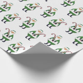 Irisches Weihnachtsgeschenk Geschenkpapier (Ecke)