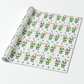 Irisches Weihnachtsgeschenk Geschenkpapier (Ungerollt)