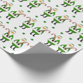 Irisches Weihnachtsgeschenk Geschenkpapier (Ecke)