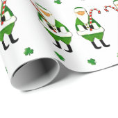 Irisches Weihnachtsgeschenk Geschenkpapier (Rolleneckpunkt)