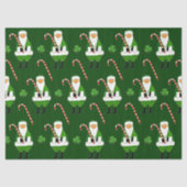 Irisches Weihnachtsgeschenk Seidenpapier (Vorderseite)