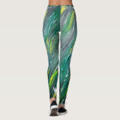 Irisches Yard mit Namen-Unterzeichnungs-Leggings Leggings (Rückseite)