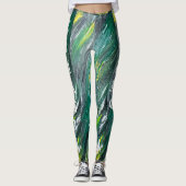 Irisches Yard mit Namen-Unterzeichnungs-Leggings Leggings (Vorderseite)