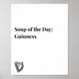 Irisches Zitatposter, Guinness-Themenposter Poster