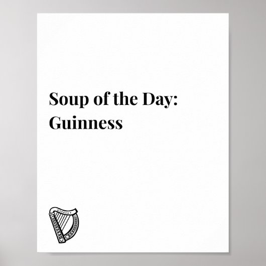 Irisches Zitatposter, Guinness-Themenposter Poster (Vorne)