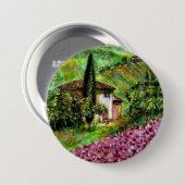 IRISEN IN DER GRÜNEN TUSKANLANDSCHAFT BUTTON (Vorne & Hinten)