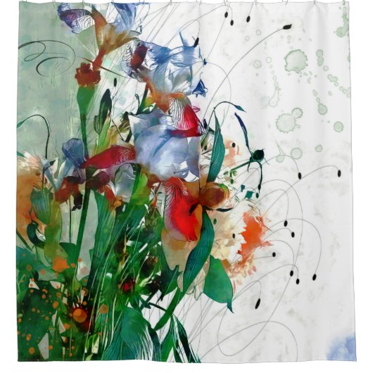 Iriser Duschvorhang (Vorderseite)