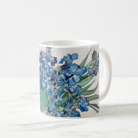 Irises 1890 von vincent van gogh kaffeetasse (VorderseiteRechts)