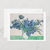 "IRISES" 1890 VON VINCENT VAN GOGH POSTCARD POSTKARTE (Vorne/Hinten)
