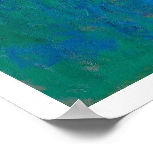 "IRISES 1914-1917" CLAUDE MONET POSTER (Ecke)