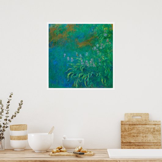 "IRISES 1914-1917" CLAUDE MONET POSTER (Küche)