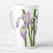 IRISES BLUME ILLUSTRATION MILCHTASSE (Linke Ecke)