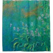 Irises By Claude Monet Duschvorhang (Vorderseite)