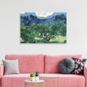 Irises by Van Gogh Wrapped Canvas Leinwanddruck (Insitu (Wohnzimmer))