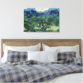 Irises by Van Gogh Wrapped Canvas Leinwanddruck (Insitu (Schlafzimmer))