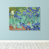Irises by Van Gogh Wrapped Canvas Leinwanddruck (Insitu (Holzboden))