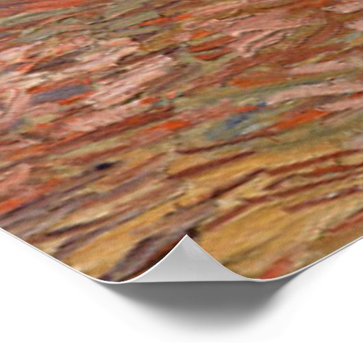 Irises by Vincent Van Gogh Poster (Ecke)