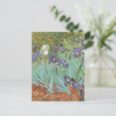 Irises by Vincent van Gogh Postkarte (Stehend Vorderseite)