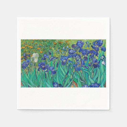 Irises by Vincent van Gogh Serviette (Vorderseite)
