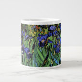 Irises (F608) Van Gogh Fine Art Jumbo-Tasse (Vorderseite)