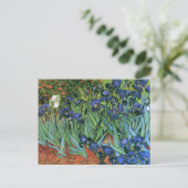 Irises (F608) Van Gogh Fine Art Postkarte (Stehend Vorderseite)