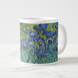 Irises, Floral Oil Painting, Vincent Van Gogh Jumbo-Tasse