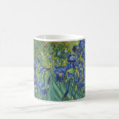 Irises, Floral Oil Painting, Vincent Van Gogh Kaffeetasse (Mittel)