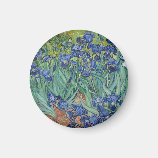 Irises, Floral Oil Painting, Vincent Van Gogh Magnet (Vorne)