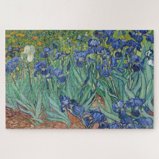 Irises, Floral Oil Painting, Vincent Van Gogh Puzzle (Horizontal)