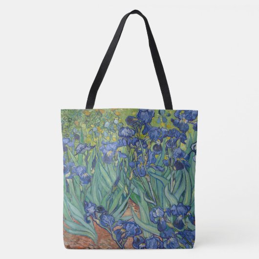 Irises, Floral Oil Painting, Vincent Van Gogh Tasche (Vorderseite)