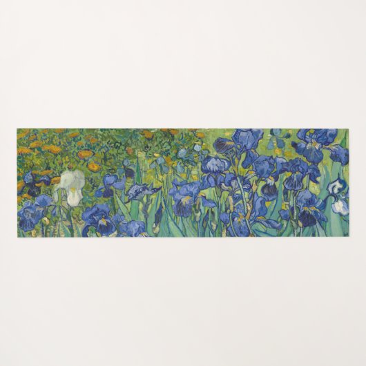 Irises, Floral Oil Painting, Vincent Van Gogh Yogamatte (Rückseite (Horizontal))