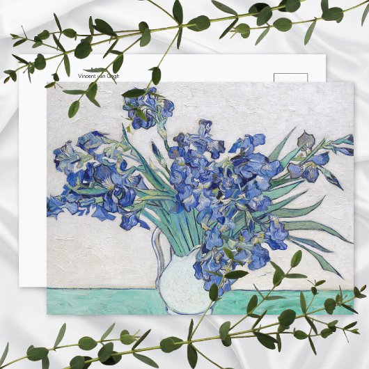 Irises Floral Vincent van Gogh Postkarte