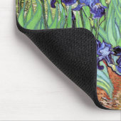 Irises Garden Landscape Vincent van Gogh Mousepad (Ecke)