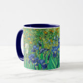 Irises Garden Landscape Vincent van Gogh Tasse (Vorderseite Links)