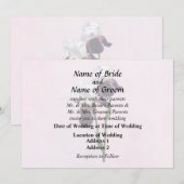 Irises in Love Einladung (Vorne/Hinten)