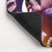 IRISES Lila Iris Blume MOUSPADS MOUSEPAD (Ecke)