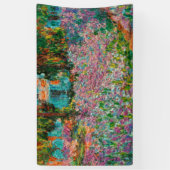 Irises Monet Garden Giverny Blume Banner (Vertikal)